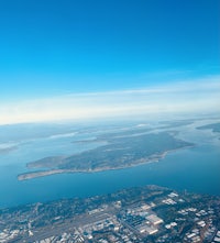 a view of a city and a body of water